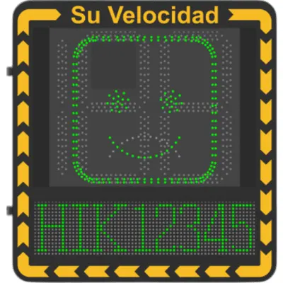 Display LED para Control de Velocidad